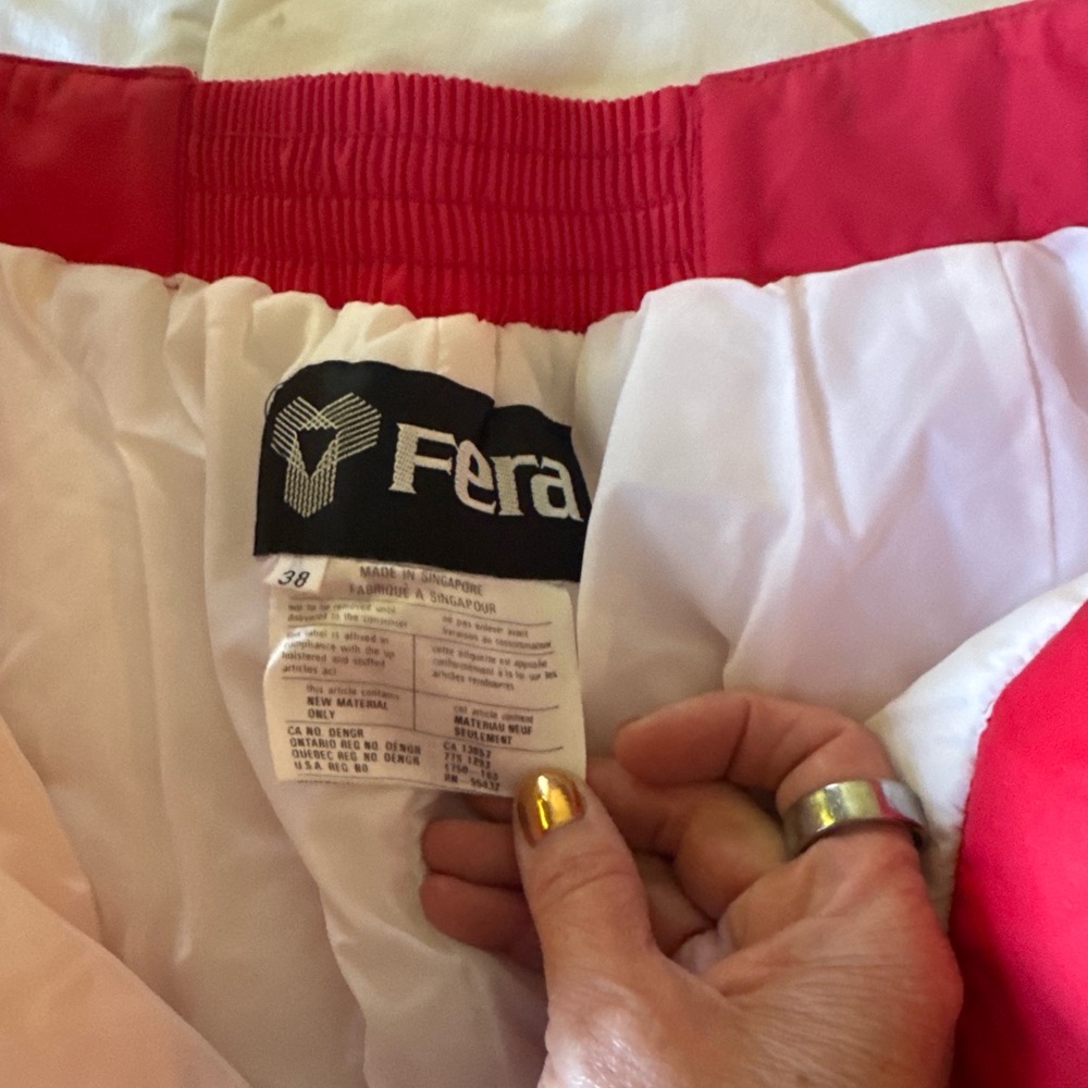 FERA Red Snow Ski Pants - New - Women’s XL Waist 38